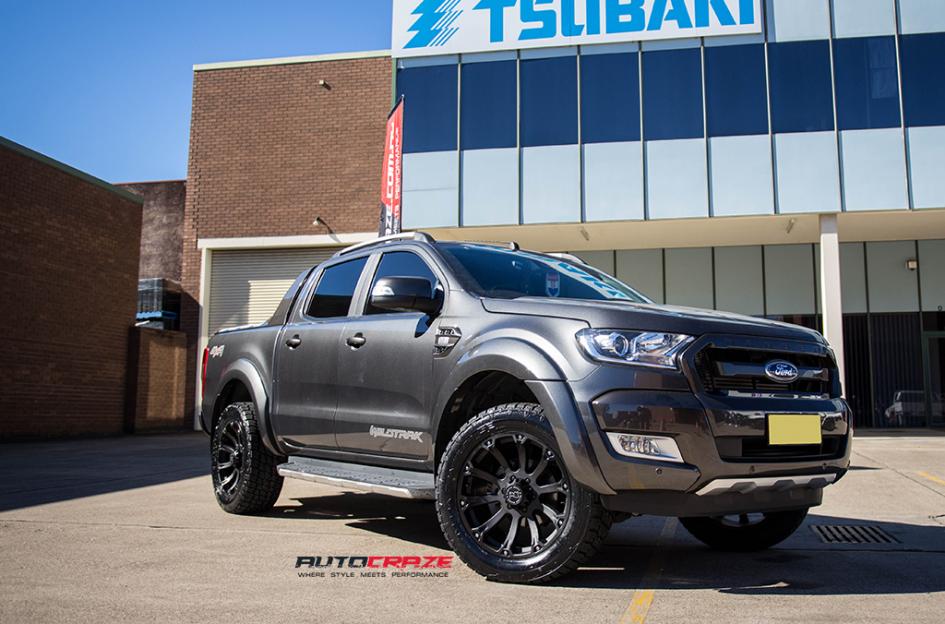 FORD RANGER SIDEWINDER MATTE BLACK
